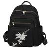Neutral Style Backpack for Men and Women, Featuring Floral Print, Suitable for Travel, Stylish Schoolbag