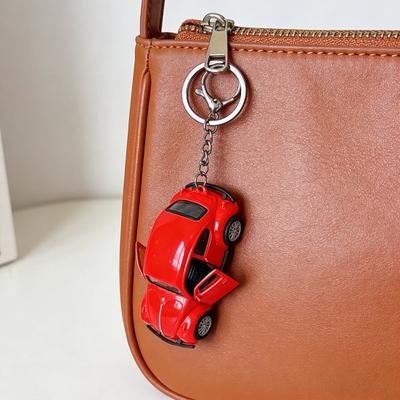 Portachiavi Ciondolo con Design Porta Apribile Dimensioni Compatte Realistico Lega Forma di Auto Chiave