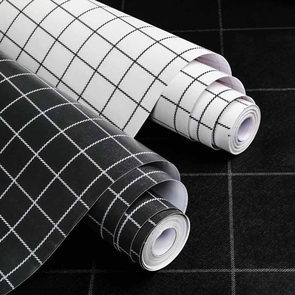 60cm*10m Thickened PVC Self-Adhesive Waterproof Plants Flowers Patterned Wallpaper DIY Furniture Renovation Home Decor Wall Sticker