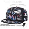 Unisex WHAT Graffiti Print Hip-Hop Hüte Mode Frühling Herbst Outdoor Verstellbare Lässige Baseballkappen Sonnenschutzhut