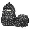 Zaino per la scuola Zaino per studenti Set da tre pezzi da donna Zaino con fiocco giapponese Versione coreana Zaino carino di grande capacità Borsa a tracolla singola