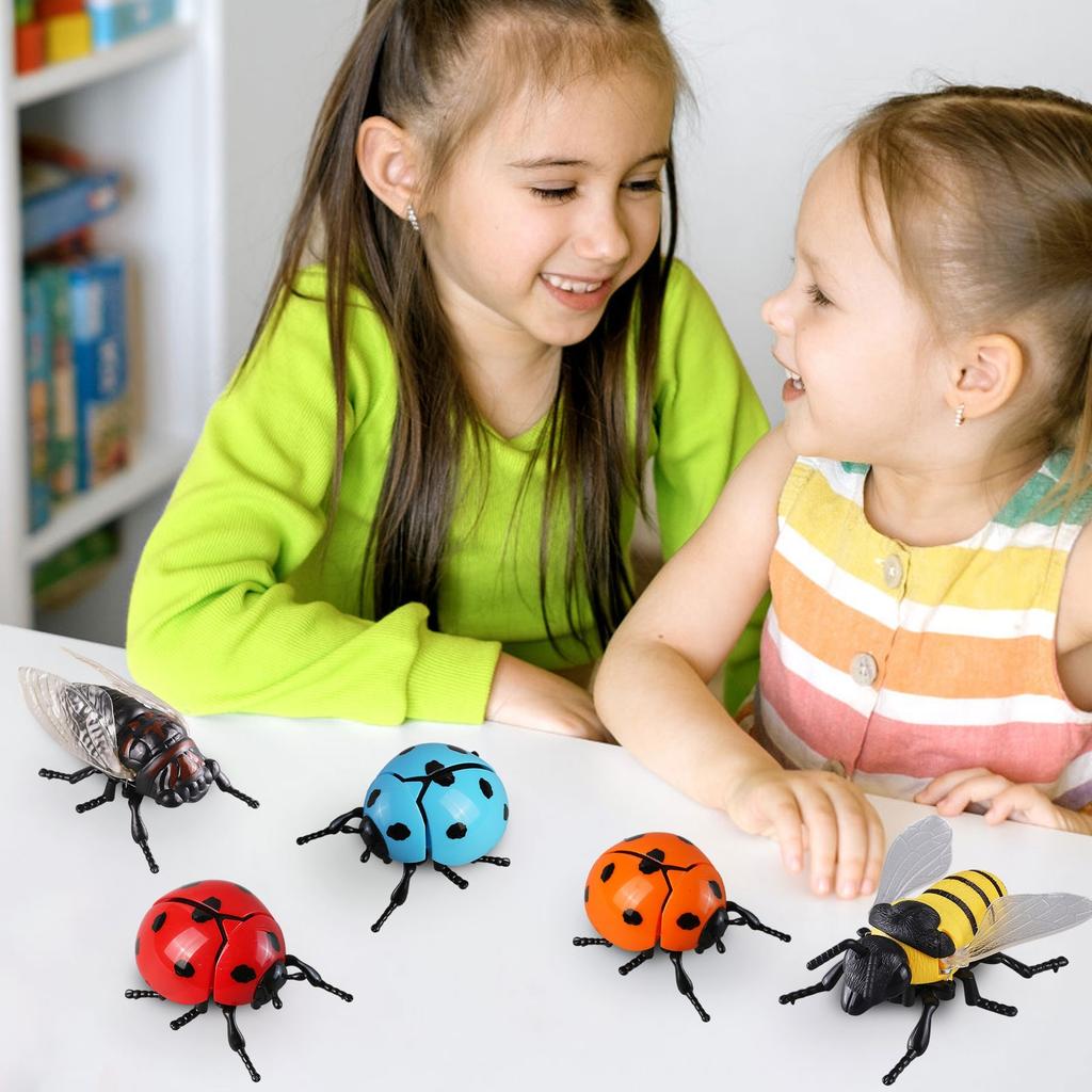 Clockwork Mechanical Insect Models - Realistic Crawling Toys, Colorful Motorized , Fun Prank Props, Creative Toys For Kids