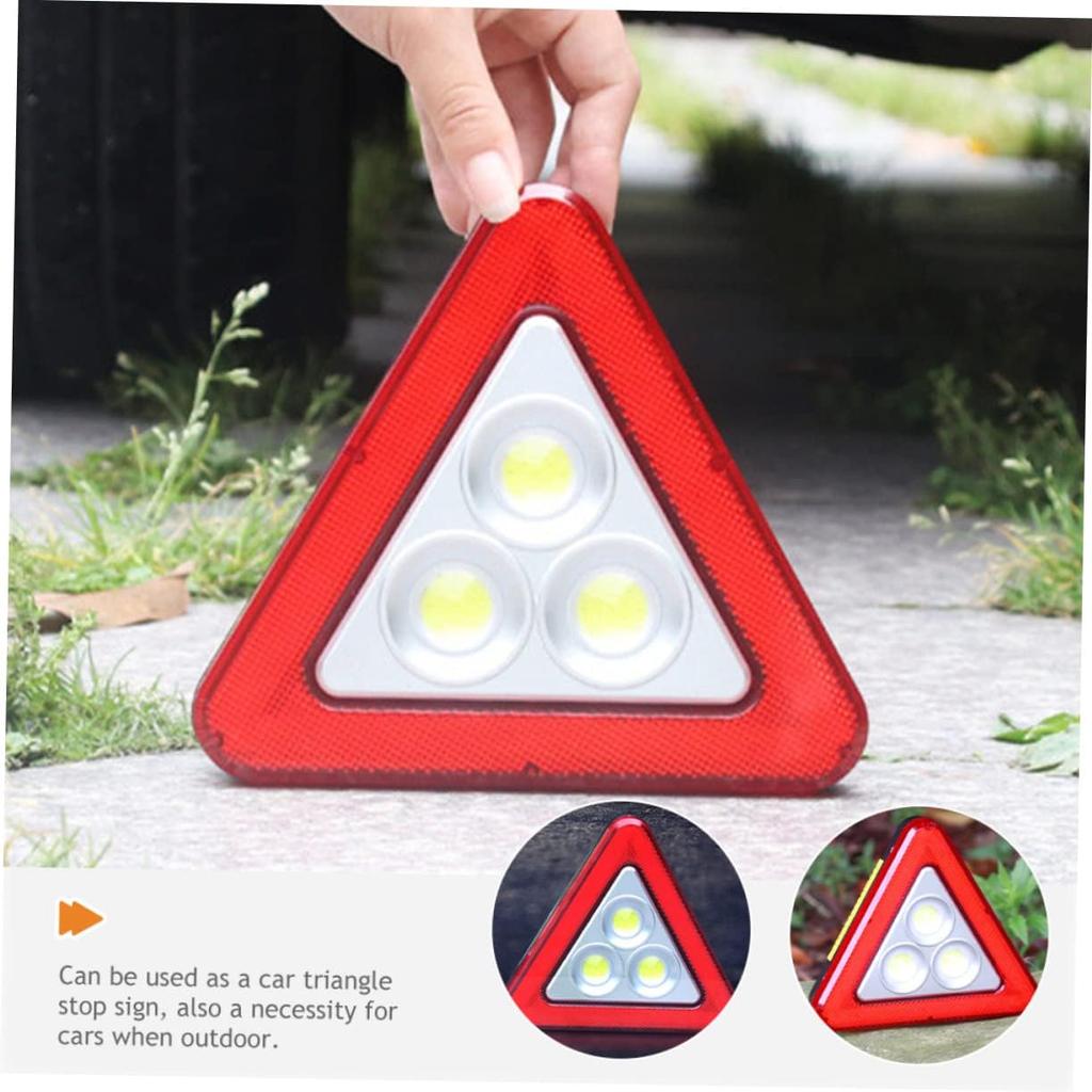Warnsignal-Leuchte dreieckiges Anzeigetafel LED faltbarer Rollladen Reflektor Stopp-Anzeige faltbar Notfall