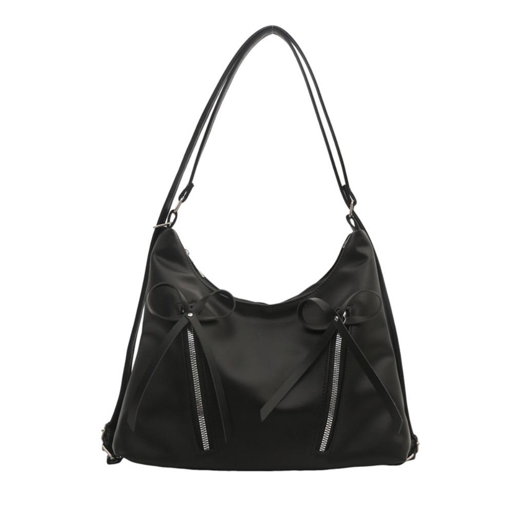 Y2K Bow Tote Bag Zipper Bow Crossbody Bag Portable Bowknot Shoulder Bag  Outdoor