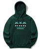 Mint Candy Bear Logo Hoodie - Green