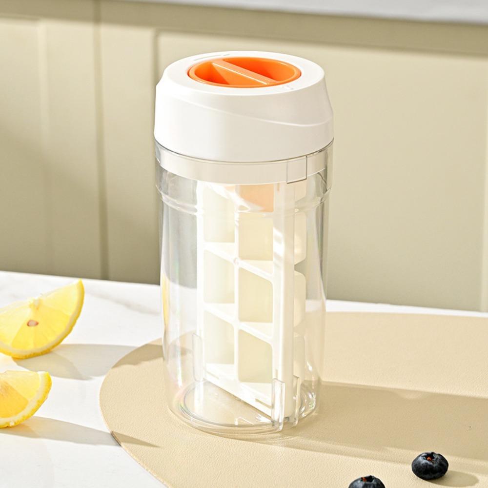Large Capacity Ice Cube Mold 8 Grids Ice Cube Box Creative Portable Ice Maker  Home Bar