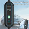 3.5KW 16A Portable EV Charger, Electric Vehicle Charger, Fast Charging Home Station Wallbox, LED Display, Adjustable Current, 5m Cable