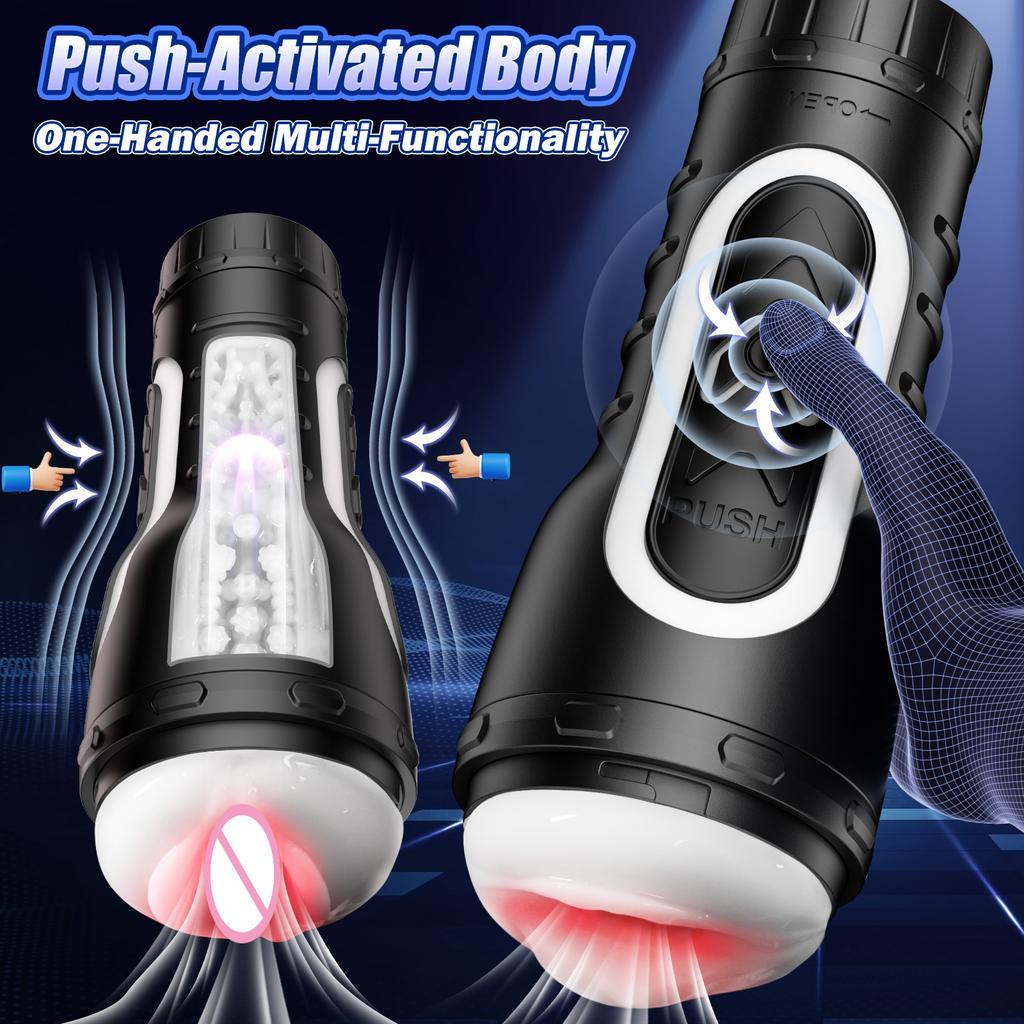Vibrating Artificial Vagina Pussy Masturbation Cup Automatic Blowjob Male Masturbator Electric Sex Toys for Men Sex Machine