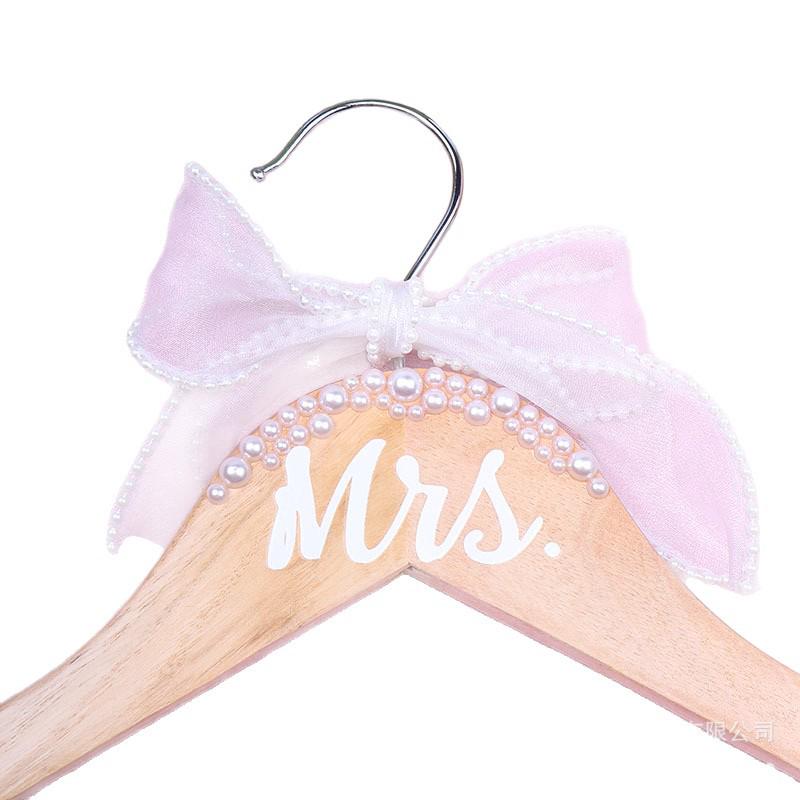 Custom Pearl Butterfly Wedding Dress Hanger