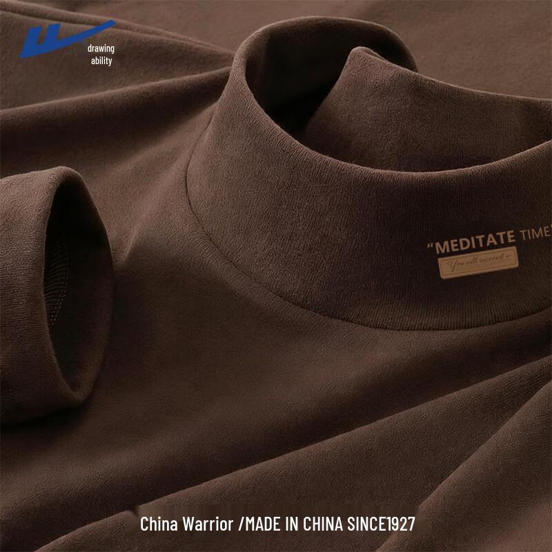 Huili Rongde Women s Semi-High Collar Thermal Long Sleeve Top XL