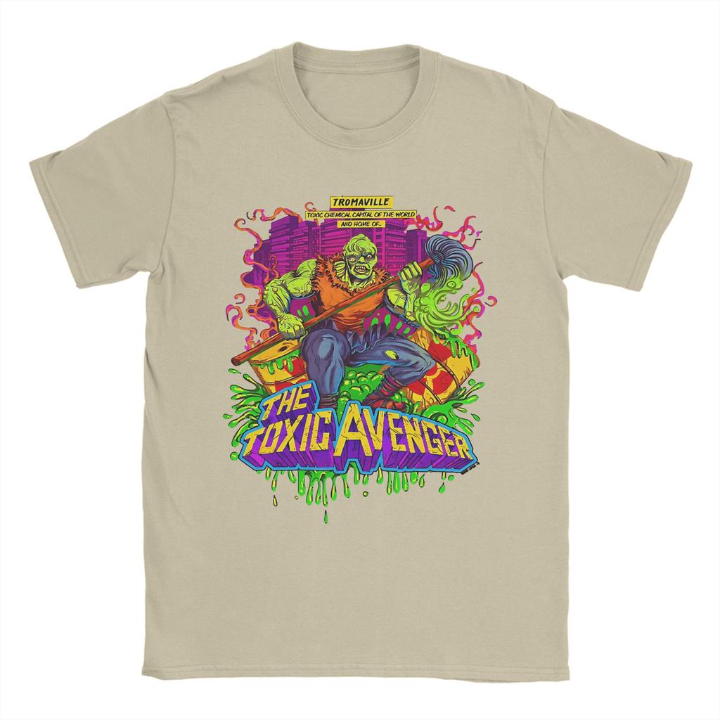 Férfi póló Komédia Toxic Avenger Csodálatos Tiszta Pamut Pólók Rövid Ujjú Póló O Nyakú Felsők Ajándék