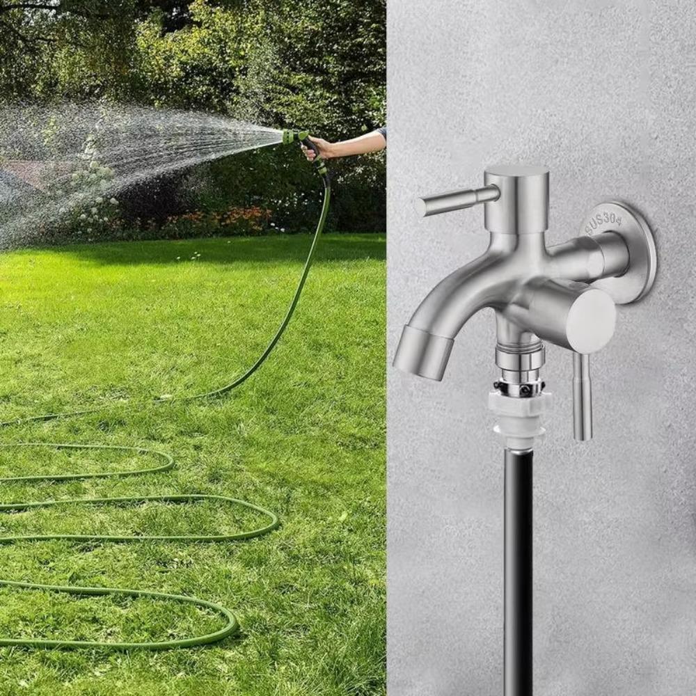 Stainless Steel Washing Machine Faucet Antiseptic Garden Water Tap  Irrigation