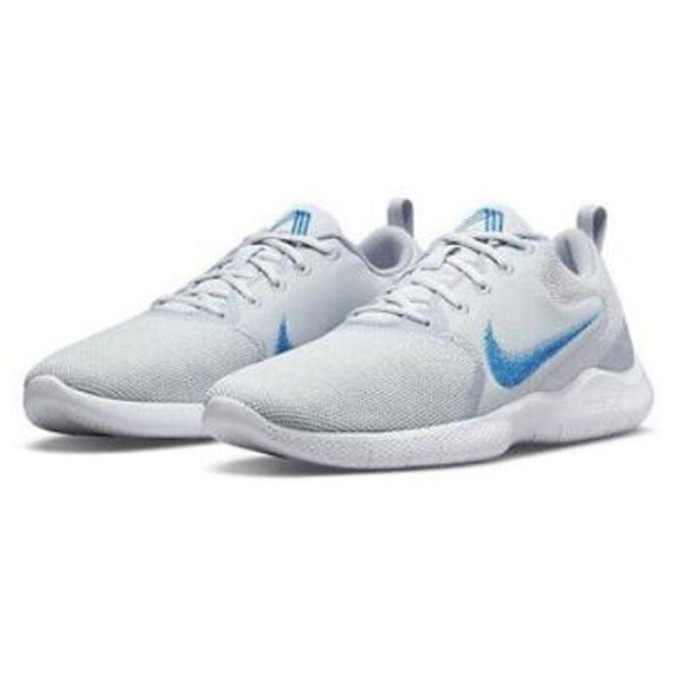 Nike Flex Experience Run 10 Pure Platinum Imperial Blue Herren Sneaker Wolfsgrau-Grau Weiß CI9960-010