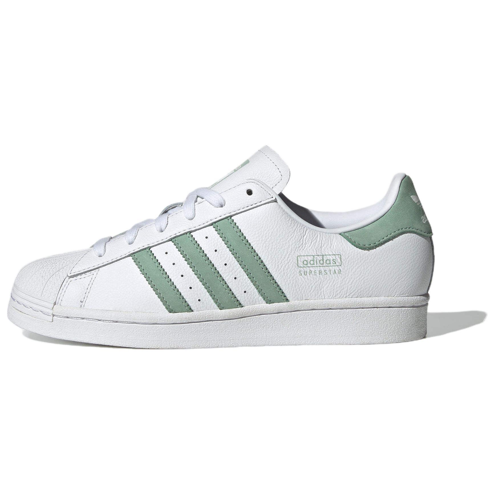 (WMNS) adidas Superstar Cloud White Hazy Green Women s IG4541 EU 37⅓