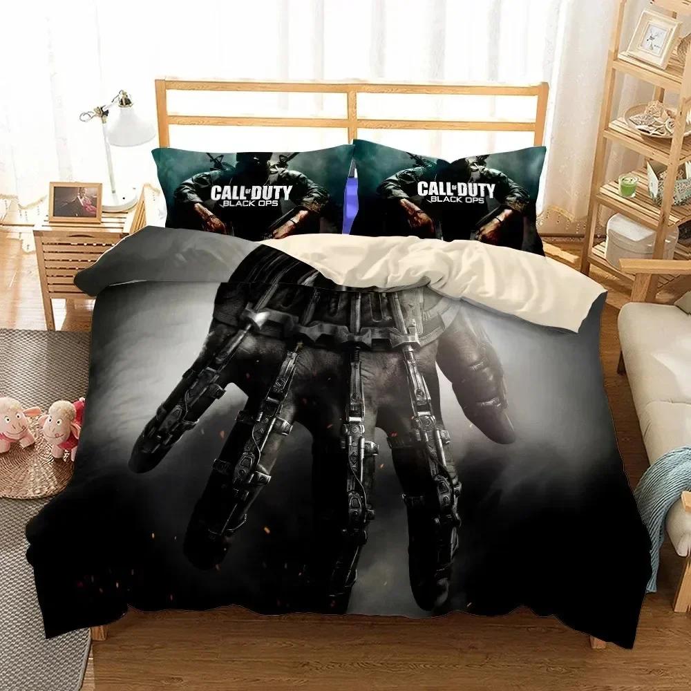 New 3D Print Call-Of-Duty Bedding Set Printed Bed Set With Pillowcase Bed Duvet Cover Soft Queen King Size Bedclothes Home