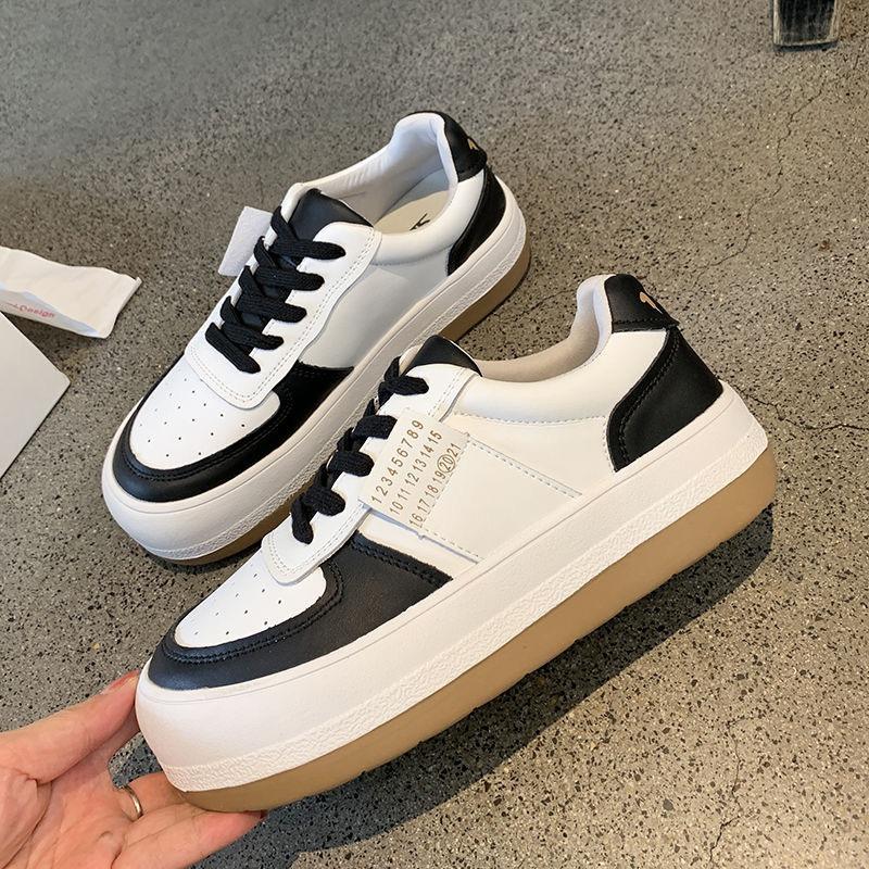 Small White Shoes Women's Platform Sports Shoes Breathable Casual Board Shoes