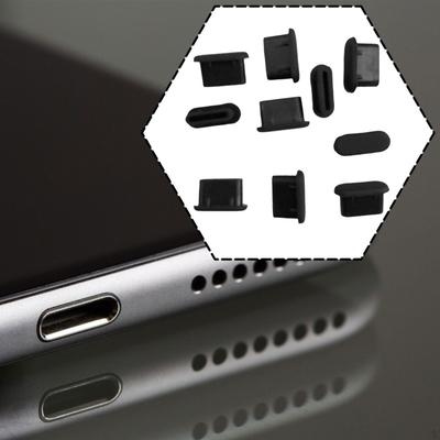 10 sztuk Zatyczki przeciwkurzowe USB C Pokrowiec Akcesoria Przenośny Silikon