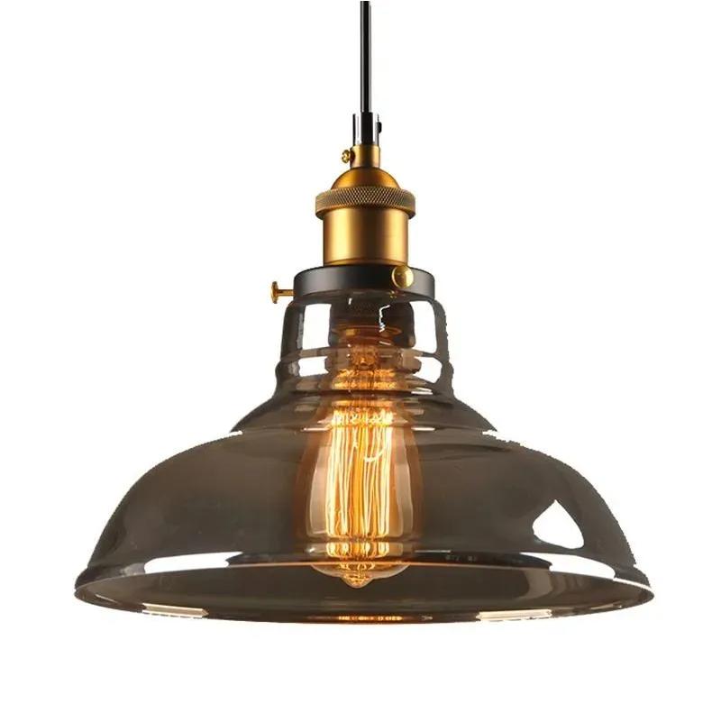 

Ретро латунная стеклянная люстра, бар в семье, ресторан, прикроватный светильник, креативная и персонализированная кофейня, светильники для гостиной One Size коричневый