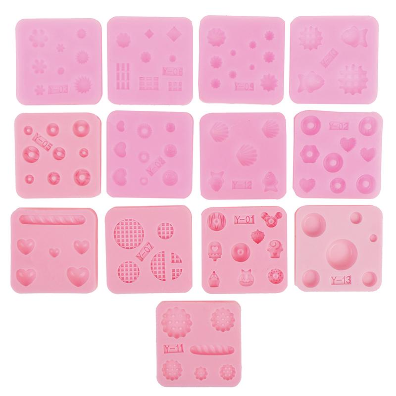 Stampo per Pietre Preziose Stampo in Silicone Cibo in Miniatura Dolci Ciondoli per Gioielli Lucidatura Epossidica