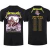 2026 Metallica Kapela M72 Světové turné Budapešť Tričko Pánské Dámské Čistá Bavlna Y2K Móda Streetwear Krátký Rukáv Vysoká Kvalita Dámské Pánské Oblečení