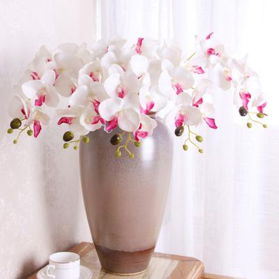 1Pc Künstliche Blume Hochzeit Schmetterling Orchidee DIY Möbel Party Desktop Decor