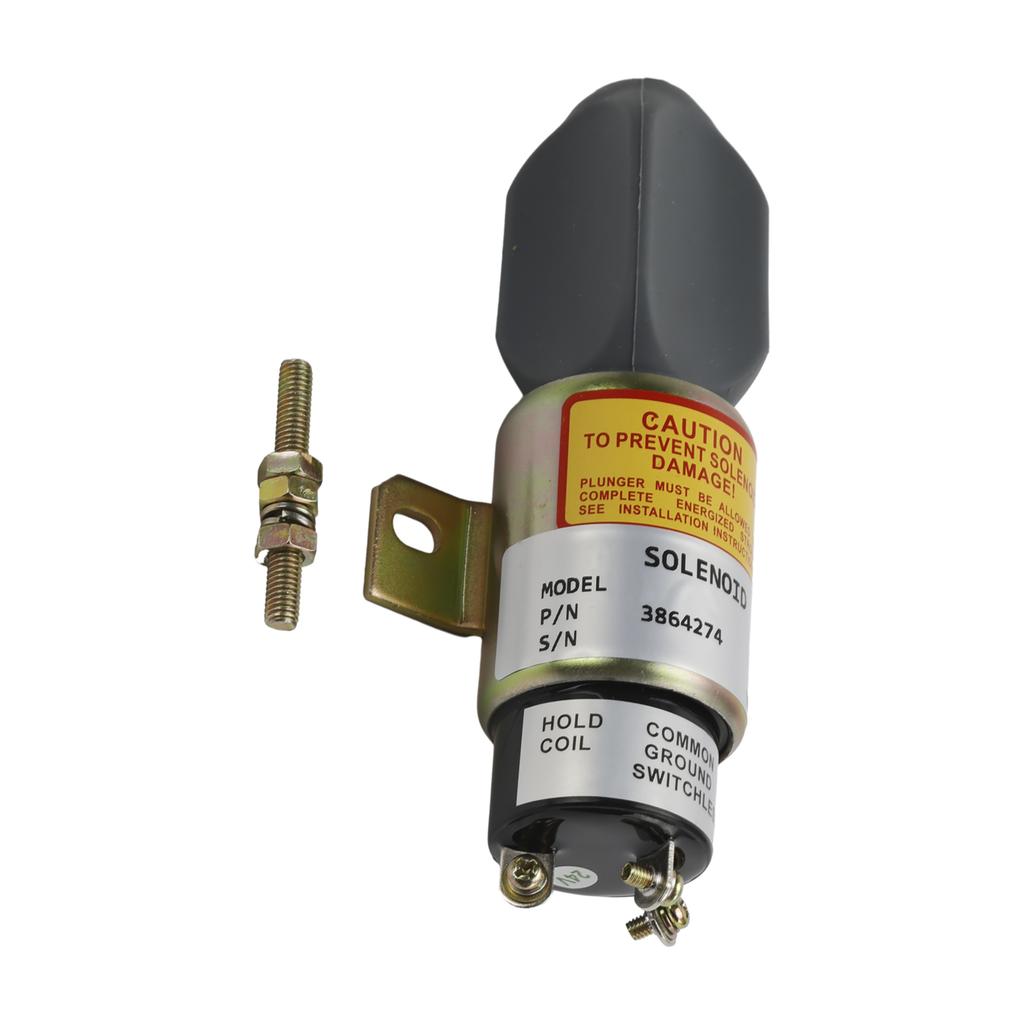 3864274 24V Stop Shutoff Solenoid For Cummins 1700-2536 1751-24E7U1B1S5A