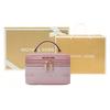 Michael Kors Jet Set Metallic Hardware Faux Leather Shoulder Crossbody Handbag Medium Women Handbags Beige Pink 35T2GTTC6I-688