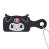 Sanrio Kuromi Mini Brush Charm Deco Body and ABS Resin Brush Polypropylene Keychain Comb 413313 (Kira Miniature) Plate (Bristles)