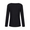 Women's Fashion Solid Color Long Sleeved Sexy Slim Fit T-shirt Hollow Top Bottom