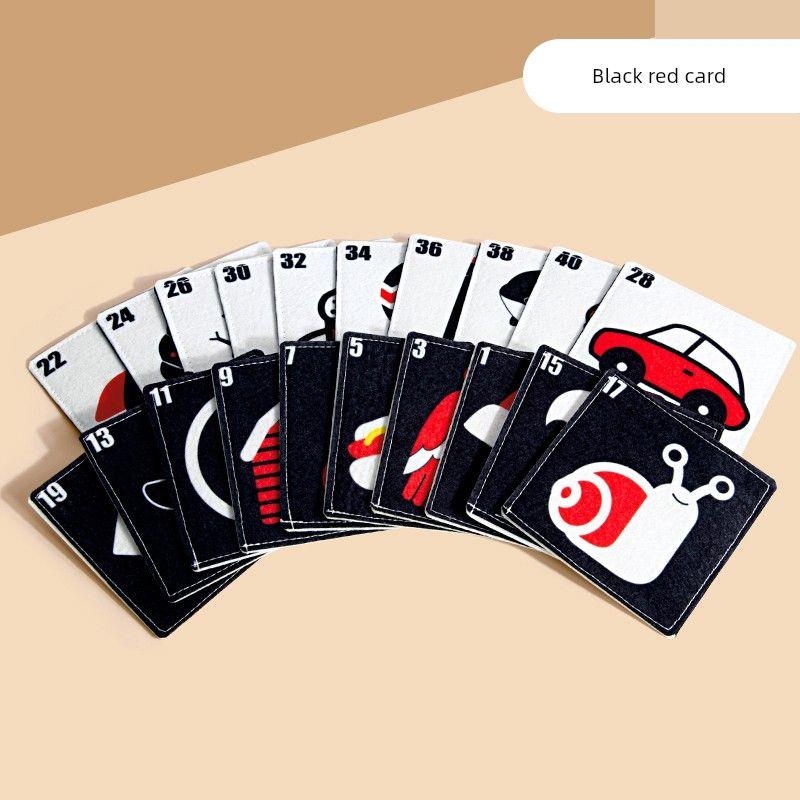 

Newborn Child Inspire Gaze following for 3 Months Black and White Early Education Card [0-9 months] black and red single card