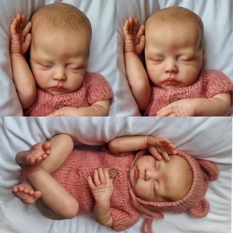 19in Npk Lifelike Reborn Baby Dolls Realistic Newborn Full Body Real Life Toys