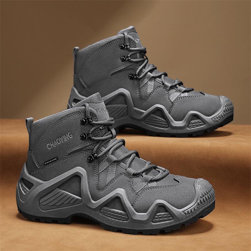 Men's Martin Boots: Cross-Border, Autumn Outdoor Sports, Non-Slip Hiking, Thick-Soled Mid-Top Work Shoes