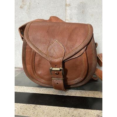 Bolso bandolera de cuero marrón hecho a mano de estilo vintage, regalo para ella, bolso de mano para mujer, bolso bandolera de cuero para mujer