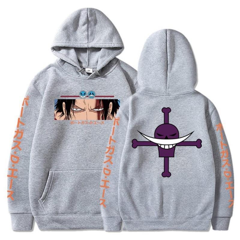 Ace, Anime Peripheral Print Sweater Spring And Autumn Men'S And Women'S Casual Long-Sleeved Hoodie Anime