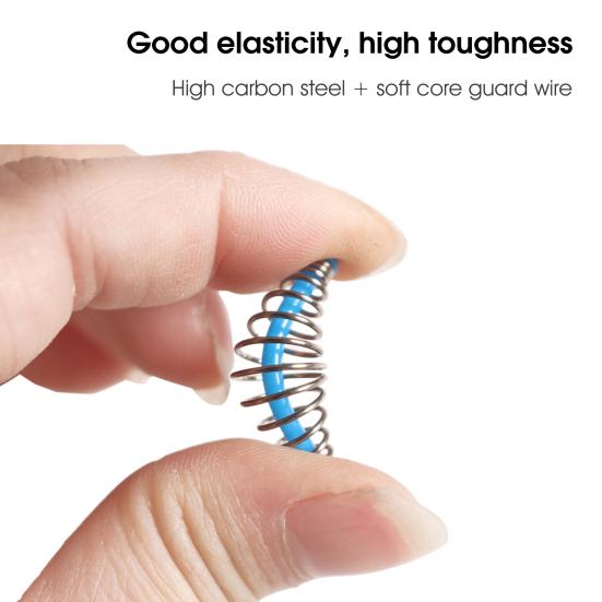 10 stuks voerveren met sterke elasticiteit voor aas, professionele karpervissers, voerhouders en aascontainers.