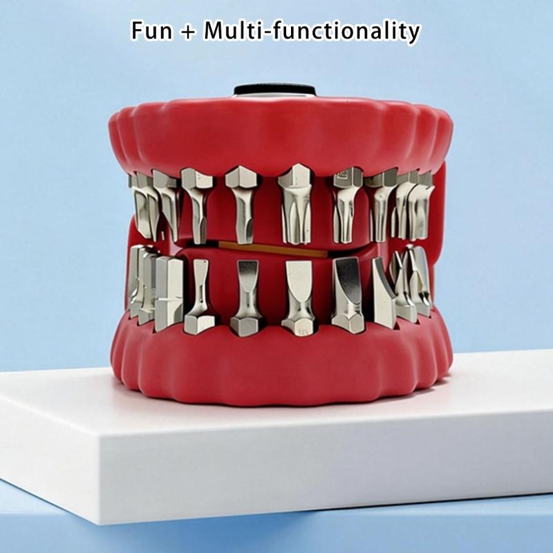 Short Handle Screwdriver Set Portable Encapsulation Radish Handle Flat Crossing Head Screwdriver For Repairing Tool