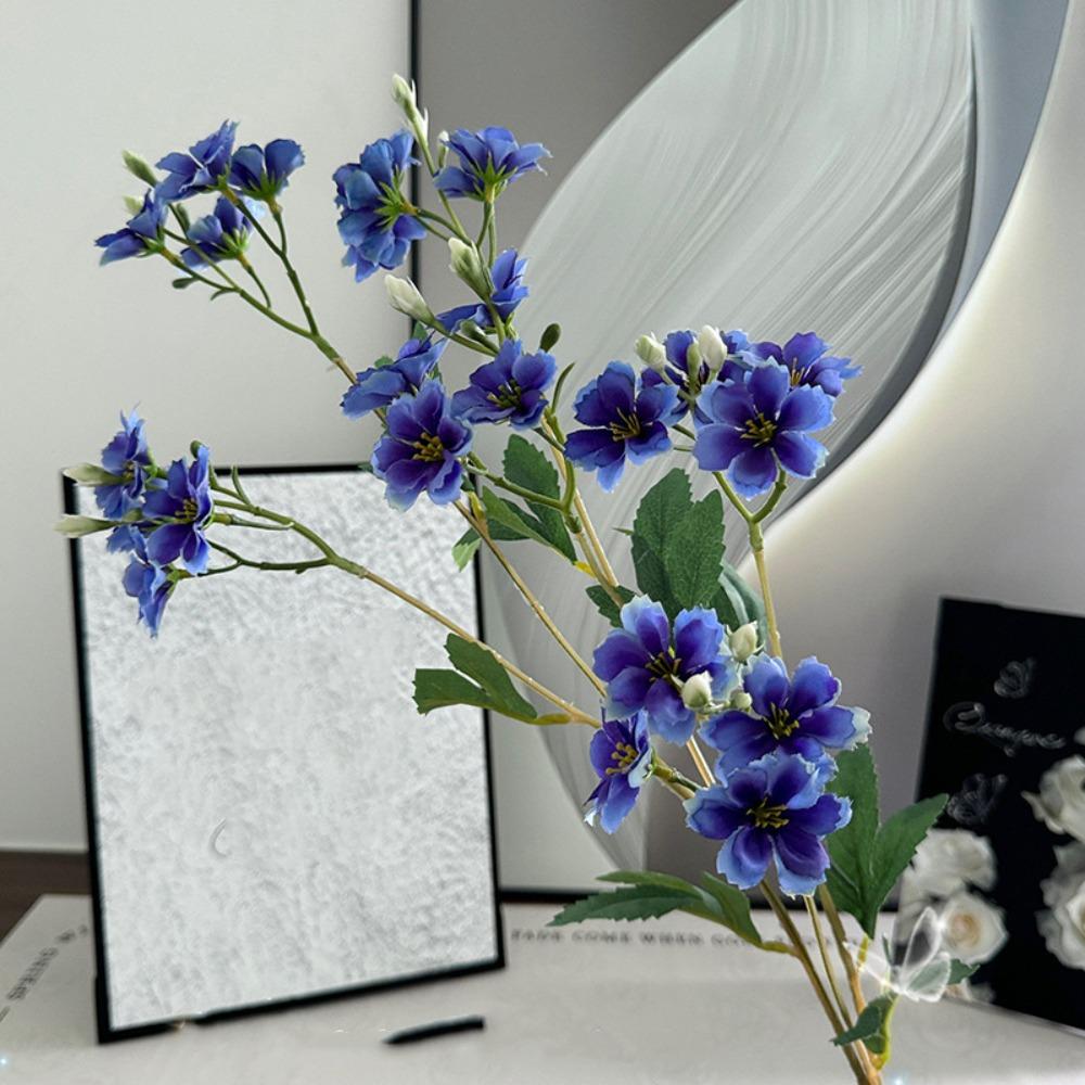 Luxury Silk Flower Branch Real Touch Fake Flower  Outdoor Garden Decor