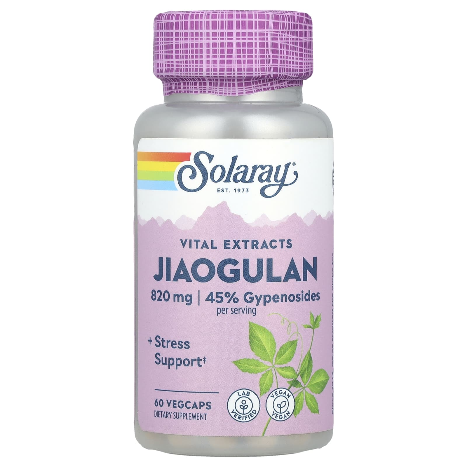 

Jiaogulan, 820Mg, 60 Veggie Capsules (410Mg per capsule)