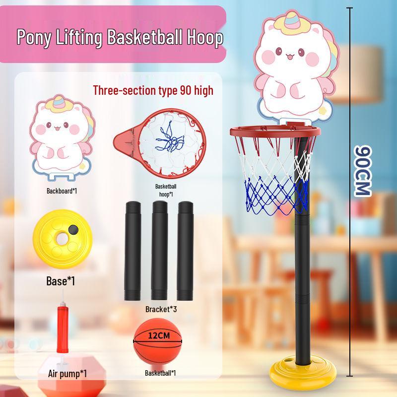 Adjustable Height Basketball Hoop for Kids - Indoor/Outdoor Play