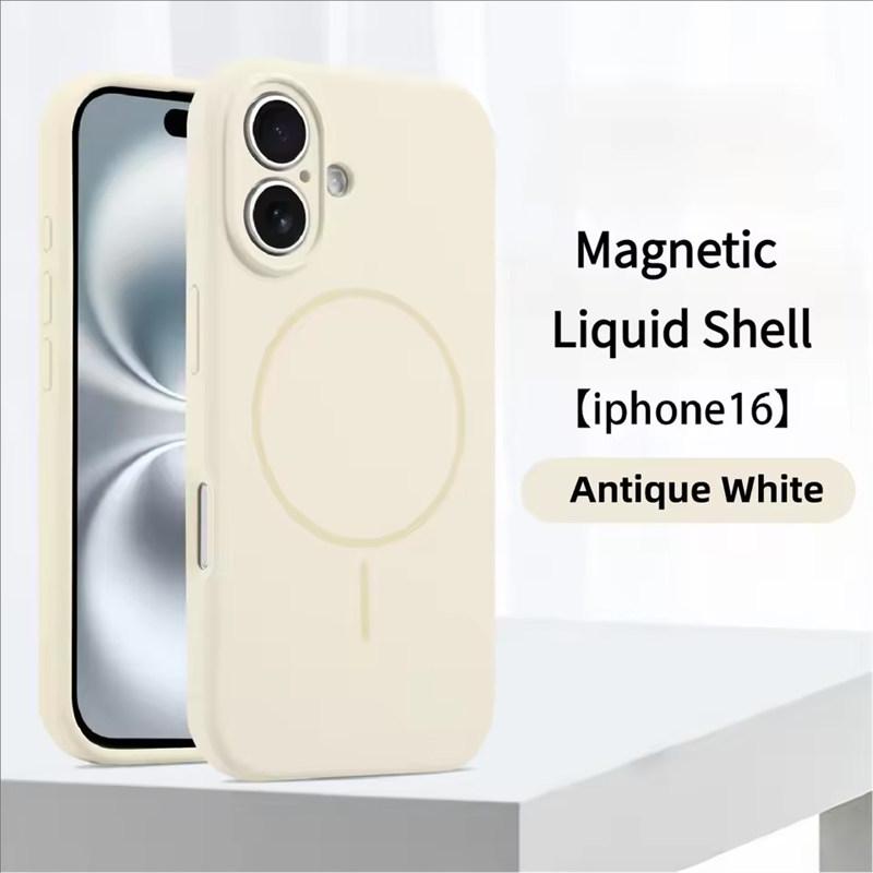 High Quality Liquid Silicone For Magsafe Case For iPhone 17 16 15 14 13 12 Pro Max Plus Magnetic Wireless Charger Fundas Protector Cover