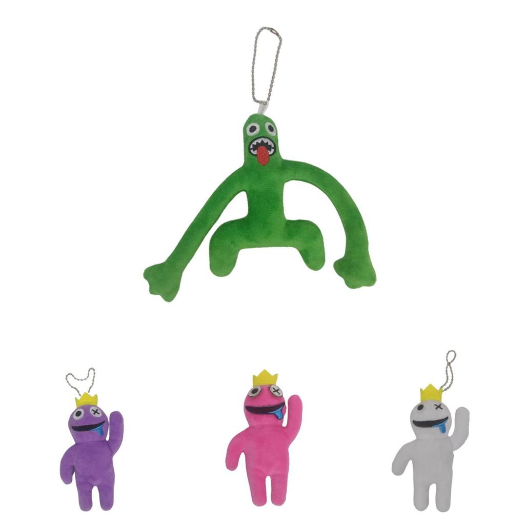 Portachiavi Peluche Rainbow Friends Per Bambini Giocattolo Morbido Carino Ciondolo Regalo Per Natale E Compleanno