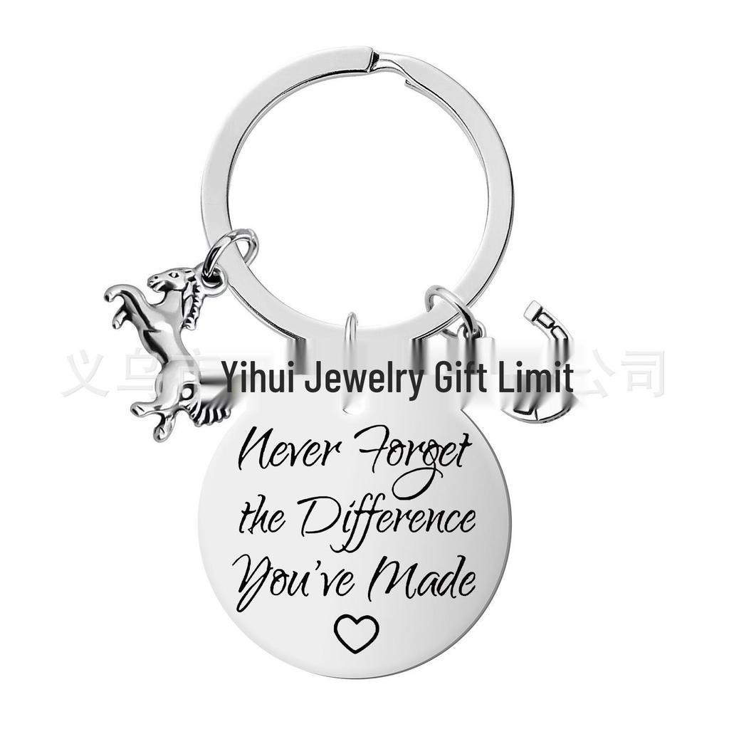 Stainless Steel Mother's Day Keychain Gift
