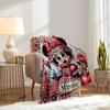 1pc flannel minnie mouse floral bedding throw blanket sofa cover gift home decoration plush warm cozy light throw blanket