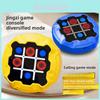 Jogo Portátil de Jogo da Velha Eletrônico Recarregável Diversão para Crianças Brinquedo de Viagem