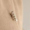 1 Pieza Broche Maceta Elegante Jarrón Metal Broche Pin Vintage Para Mujeres Pequeños Broches de Flores Encanto Joyería Accesorios Regalos