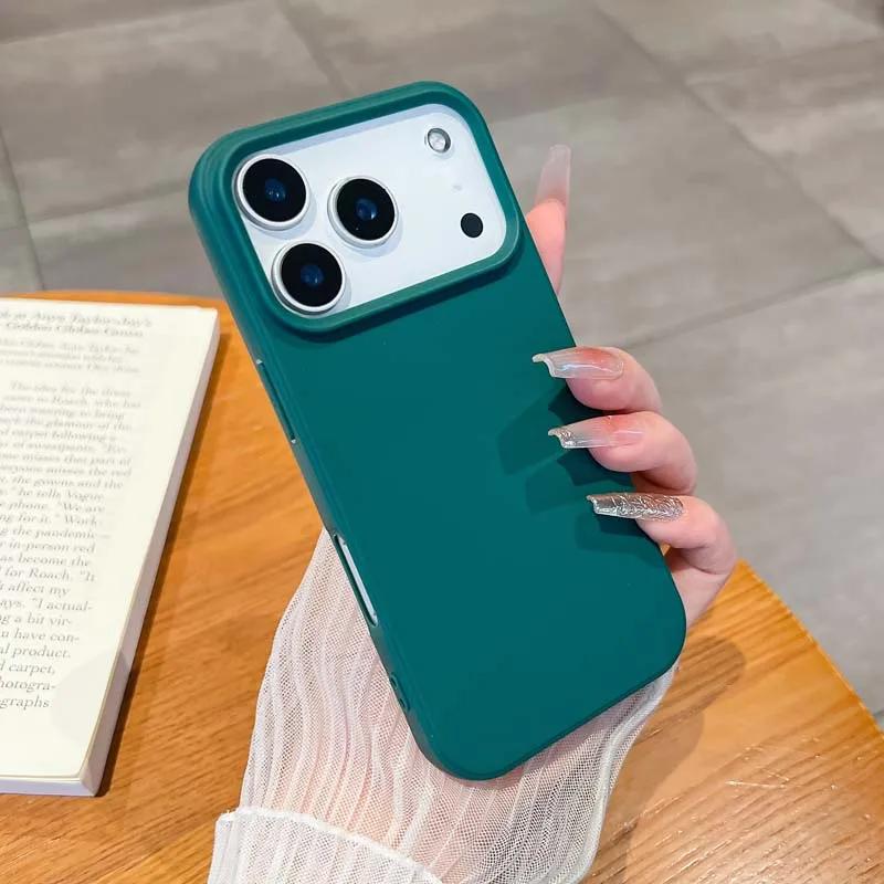 Luxury Matte Candy Color Silicone TPU Skin Feel Soft Case for IPhone 17 Air 16E 15 14 13 Pro Max Stain-Resistant Anti-Fall Cover