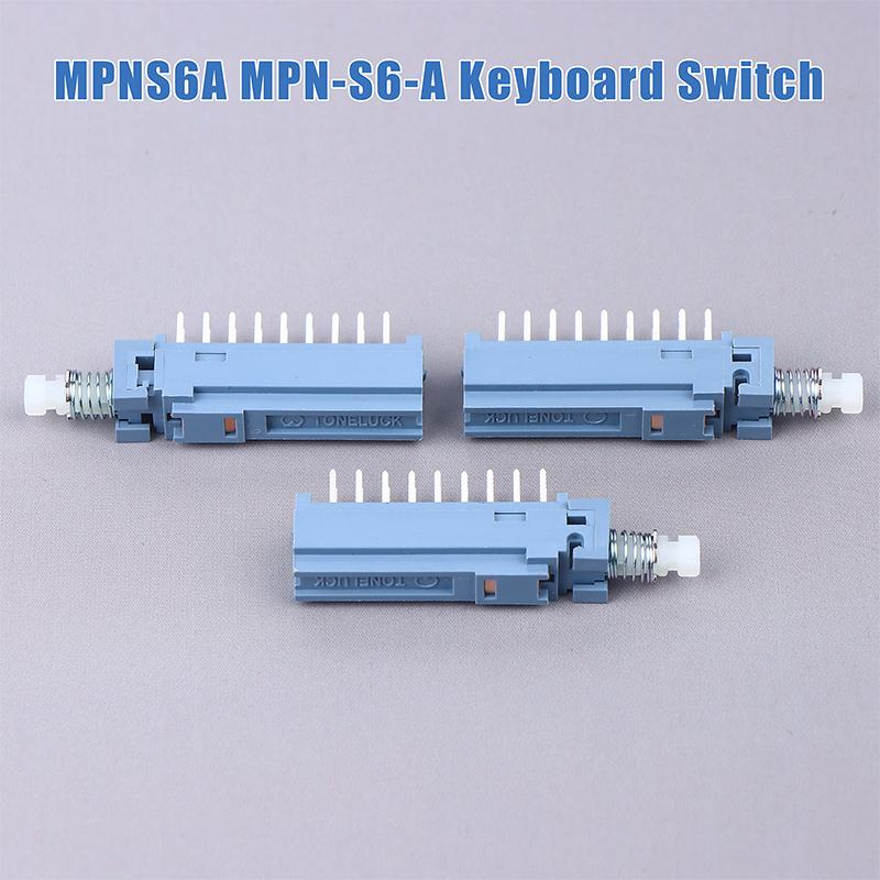 1/3Pcs Mpns6A Mpn-S6-A Self-Locking 6-Knife 18-Pin Keyboard Switch 6-Way Power Switch With Lock