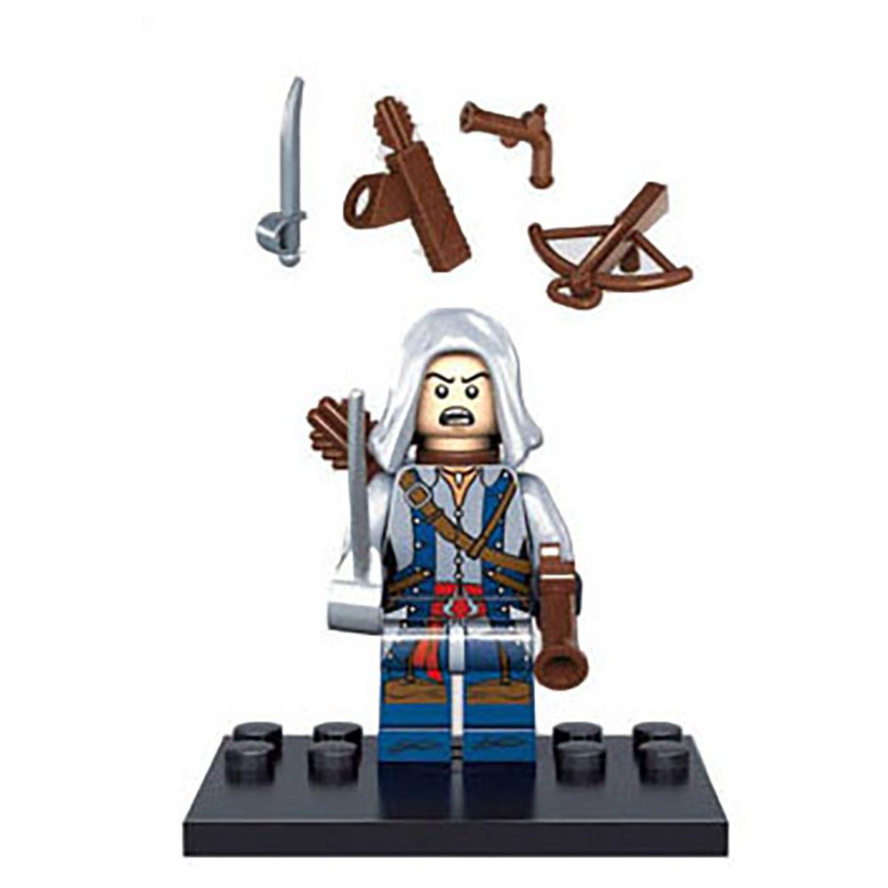 Minifigurines Assassin's Creed Série Kenway Firenze Brique de Construction Assemblée Jouet Rotatif Cadeaux d'Anniversaire pour Enfants
