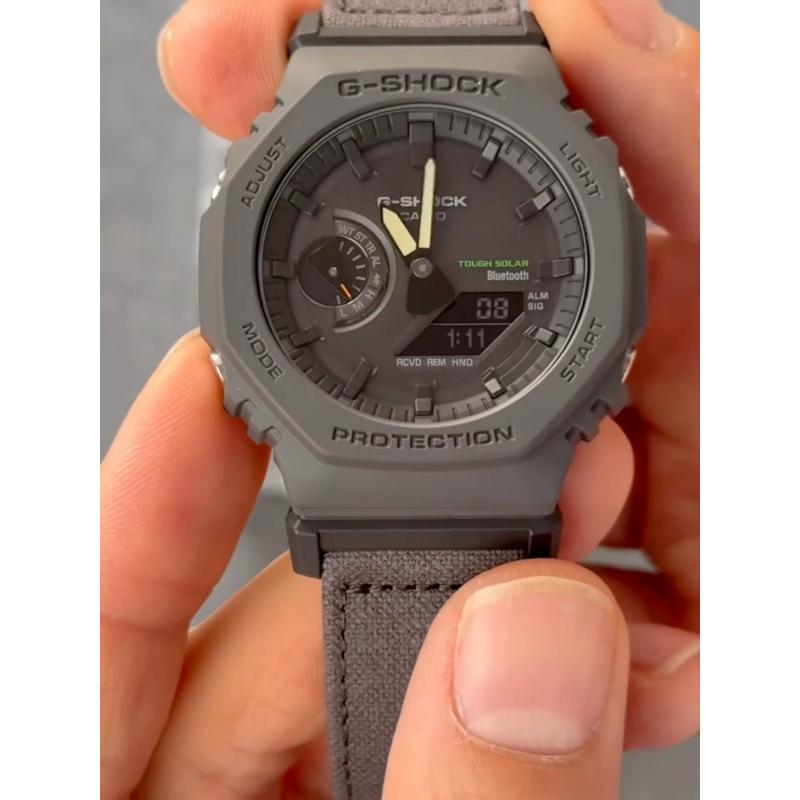 16mm Soft Bracelet for Casio G-SHOCK Canvas Watch Strap DW-5600BBN GW-M5610 GA100/110 22mm Nylon Watch Band