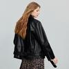 Chyuyu Women's PU Leather Moto Jacket